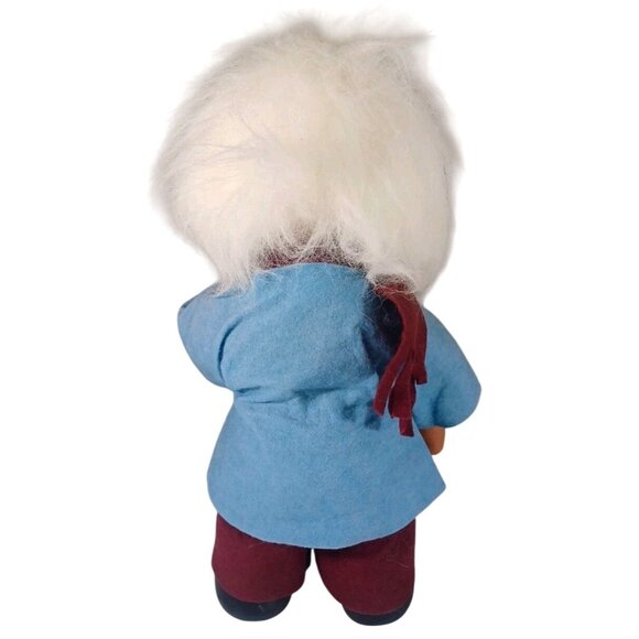 Vintage 1977 Large 14" Thomas Dam Denmark Grandma Grandpa Trolls Set Of 2 1970s - Picture 4 of 10